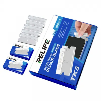 Lama Rezerva Relife TK3 pentru instrument de indepartat adeziv UV / OCA, Set 100 bucati