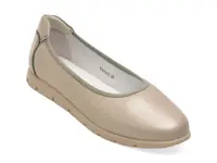 Balerini PASS COLLECTION gri, W160047, din piele naturala