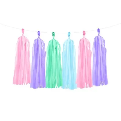 Ghirlanda franjuri multicolor