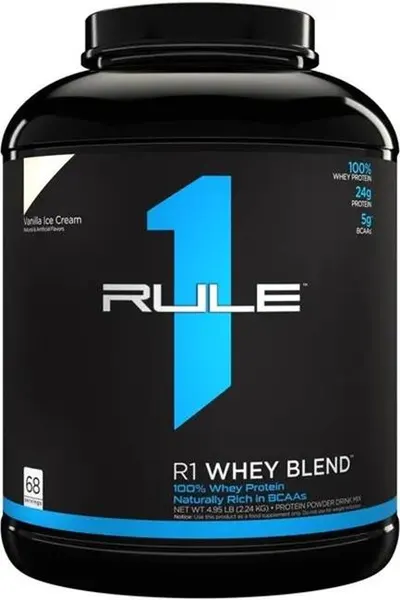 R1 Whey Blend, vanilie, 2240 g, Rule1