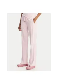 Pantaloni sport dama - poliester - roz