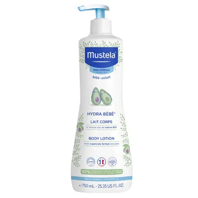 Lotiune Hidranta pentru corp Hydra Bebe cu Avocado Organic, Mustela | 750 ml