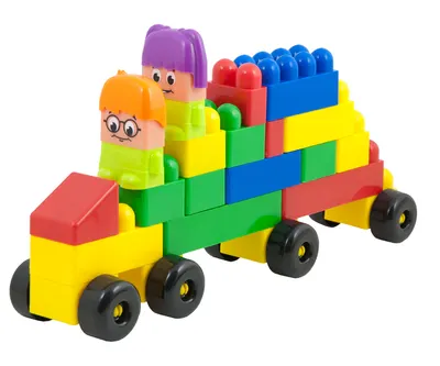 Set de construcție cu 64 de piese