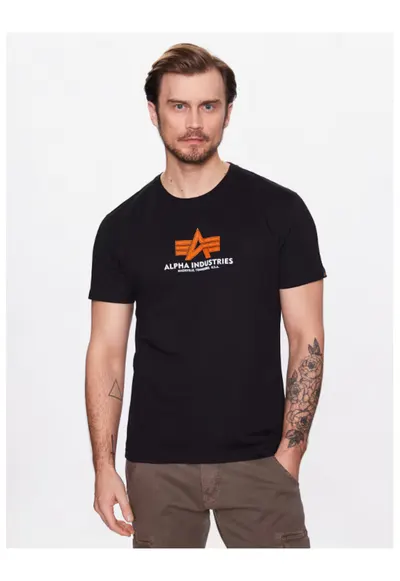 Tricou barbati - 302285419 - Bumbac - Negru