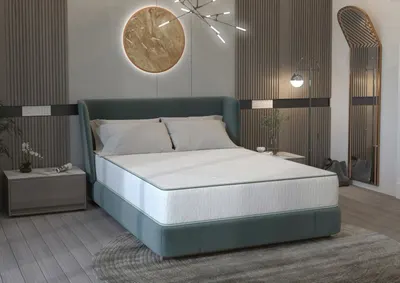 Saltea ortopedica Somnart Letto Plus 180 x 200 x 24 cm cu arcuri si husa matlasata