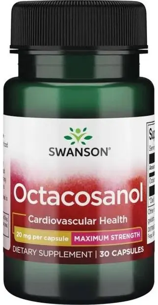 Octacosanol, 20 mg, 30 capsule, Swanson