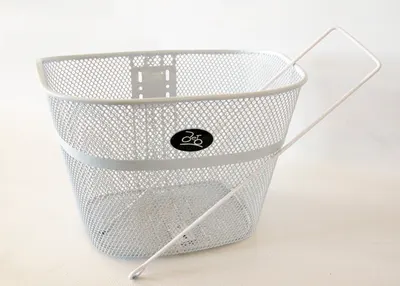 Cos fata biciclete HT-012, 34x25,5x24cm, 600 grame, prindere 1 , culoare alb