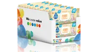 Pachet Servetele umede pentru copii cu Aloe si Migdale, 14 pachete x 50 servetele, Go Wipes