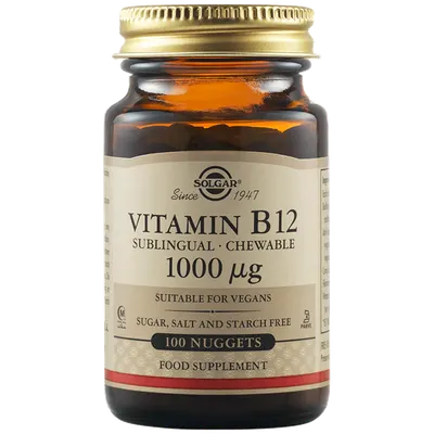 Vitamina B12 1000mcg, 100 tablete, Solgar