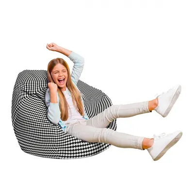 Fotoliu Puf Bean Bag tip Para L Scandinavian black