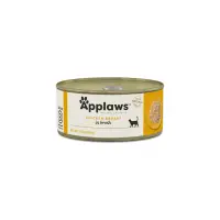 APPLAWS Piept, Pui, conservă hrană umedă pisici, (în supă), 156g