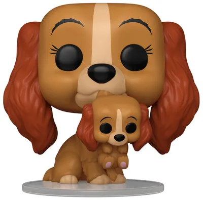Figurină Funko POP! Disney: Lady & the Tramp - Lady with Puppy (70th Anniversary) #1553