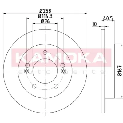 Disc frana KAMOKA 103172