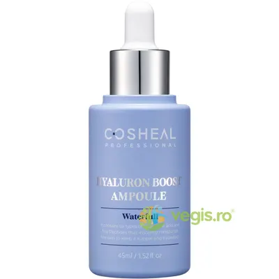Ser Hidratant cu 6 Tipuri de Acid Hialuronic si 5 Tipuri de Peptide Hyaluron Boost Ampoule Waterfull 45ml