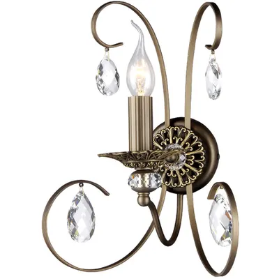 Aplica Elegant Tango,1 x E14, 230V, D.21cm,H.34 cm,Maro