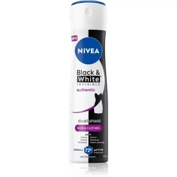NIVEA Black & White Authentic spray anti-perspirant 72 ore