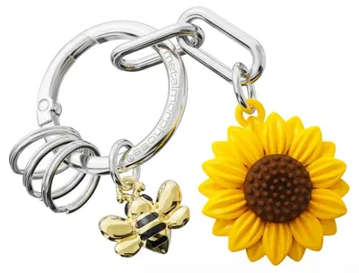 Breloc Metalmorphose - Sunflower With Bee
