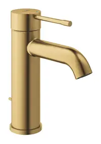 Baterie lavoar Grohe Essence 24171GN1, 3/8'', marimea S, monocomanda, cartus ceramic, ventil cu tija, mat, cool sunrise