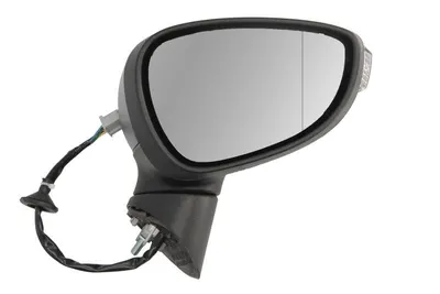 Oglinda laterala Dreapta potrivit FORD B-MAX, FIESTA, FIESTA VI 2013-2017 - (electric, asferice, incalzita, crom)