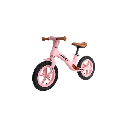 Bicicleta fara pedale pentru copii IRUIQI, roti de cauciuc si scaun reglabil, +3ani, roz Z-TOOLS / ZTS8454 Engros