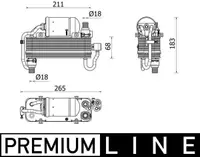 Condensator climatizare (cu uscator) potrivit BMW 5 (G30, F90), 5 (G31), 6 GRAN TURISMO (G32), 7 (G11, G12), 8 (G14, F91), 8 (G15, F92), 8 GRAN COUPE (G16, F93) 1.6-3.0H 07.15