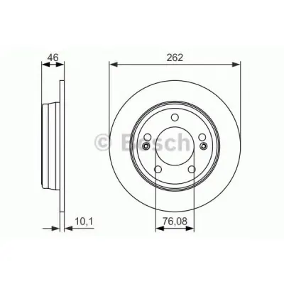 Disc frana BOSCH 0 986 479 052