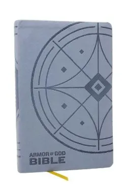 NKJV Armor of God Bible, Blue/Gray Leathersoft (Children's Bible, Red Letter, Comfort Print, Holy Bible): New King James Version