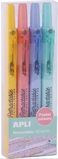 Marcatori automate de text Apli - 4 culori pastel