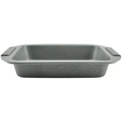 Tava cu Invelis Antiaderent, cu Manere din Silicon, 37.5 x 25 cm, Perfect Home