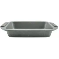 Tava cu Invelis Antiaderent, cu Manere din Silicon, 37.5 x 25 cm, Perfect Home