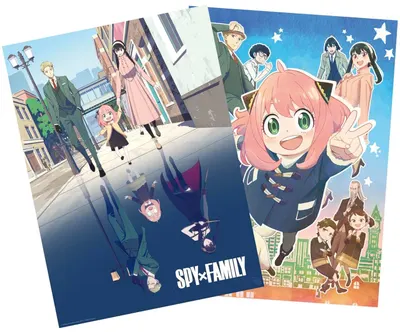 Set mini postere GB eye Animation: Spy x Family - A Double Family