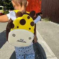 Ghiozdan personalizat Girafa