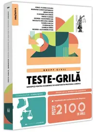 Teste-grilă, minispețe pentru examenele de admitere în profesiile juridice. Drept civil. 2024 - Paperback brosat - Florin Moţiu