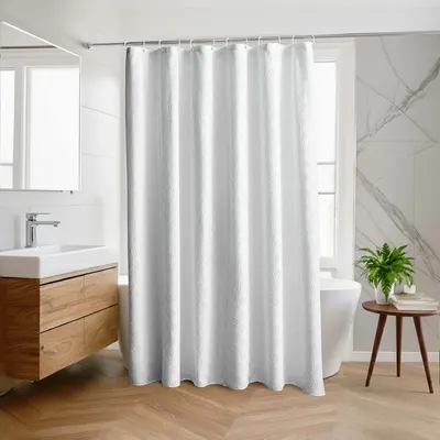 Draperie albă din microfibră 180x200 cm Baltic – douceur d'intérieur