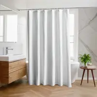 Draperie albă din microfibră 180x200 cm Baltic – douceur d'intérieur