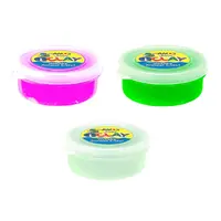 Plastilina 18g, iClay Amos, culori fosforescente