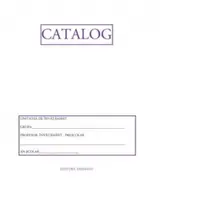 Catalog gradinita