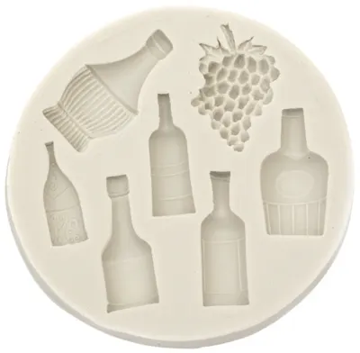Mold din silicon (formă) Em Art - Vinuri, 85 x 9 mm