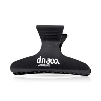 Clipsuri DNA - frizerie/coafor PP - Negre/Albe - 12 buc