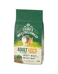 JAMES WELLBELOVED 1,5 kg hrana pisici adulte 1-7 ani bogata in curcan