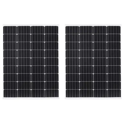 vidaXL Panouri Solare 3 buc. Aluminiu