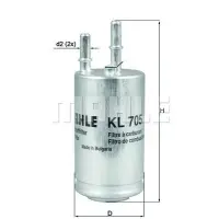 Filtru combustibil MAHLE ORIGINAL KL 705