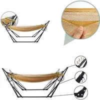 Hamac cu suport metalic Maxima - 260 х 75 х 100 cm, până la 100 kg