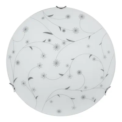 Plafoniera Flower Alb+Negru LED 18W 6400K