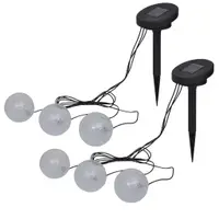 Gossi lampi plutitoare, 6 buc., led, pentru iaz si piscina