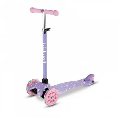 Trotineta pentru copii Kidwell Uno Stars, reglabila, roti luminoase, 3+ ani, pana la 25 kg