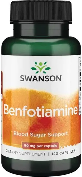 Benfotiamine, 80 mg, 120 capsule, Swanson