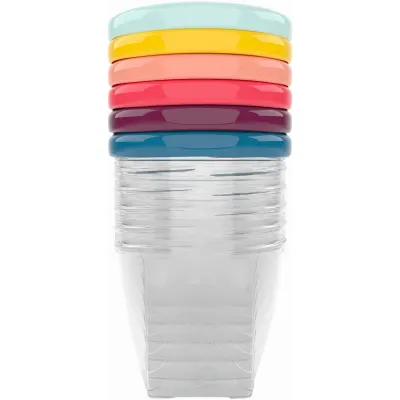 Babymoov Bowls Multicolor castron cu capac 6x250 ml