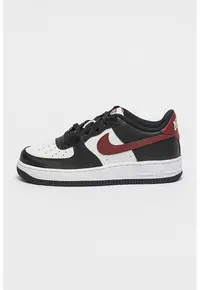 Pantofi sport din piele Air Force 1 - Alb/Visiniu/Negru