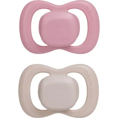 B.Box Silicone 6m+ suzetă Berry/Blush 2 buc